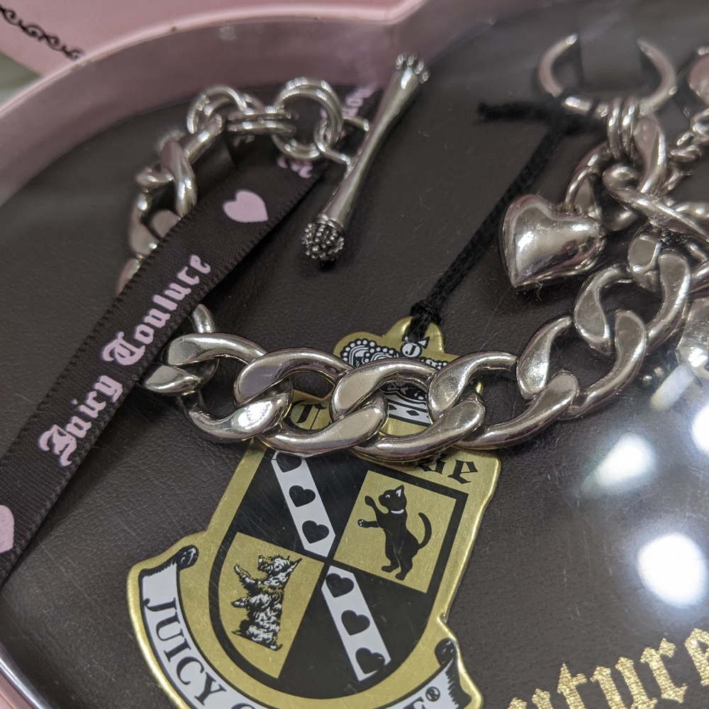Juicy Couture Silver Charm Bracelet - Picture 3 of 6